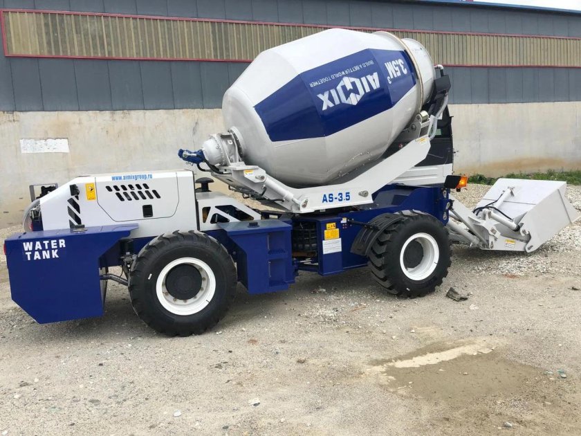 Кармикс бетоносмеситель с самозагрузкой