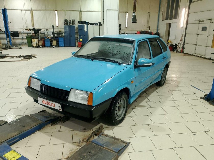 Ваз 2109 1989 голубая