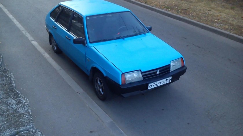 ВАЗ 2109 голубая