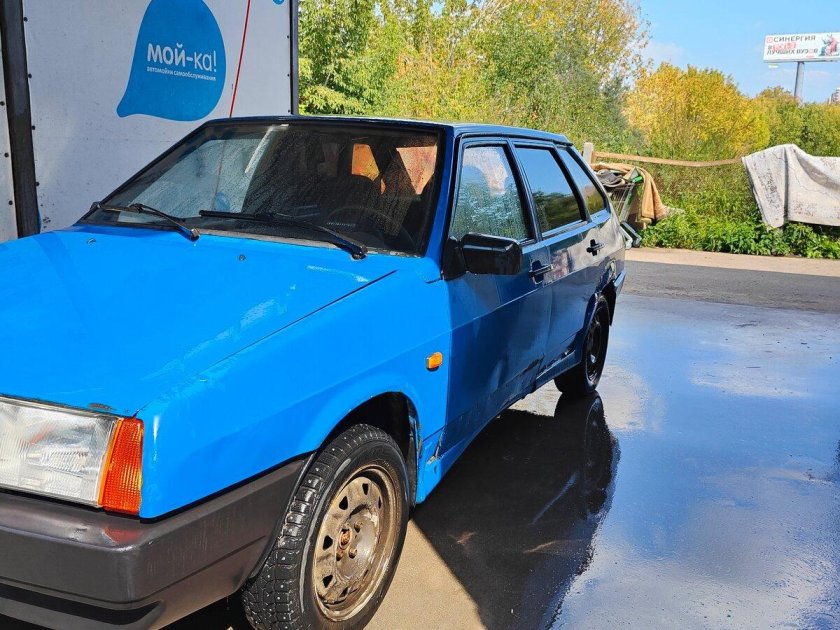 Ваз 2109 голубой металлик
