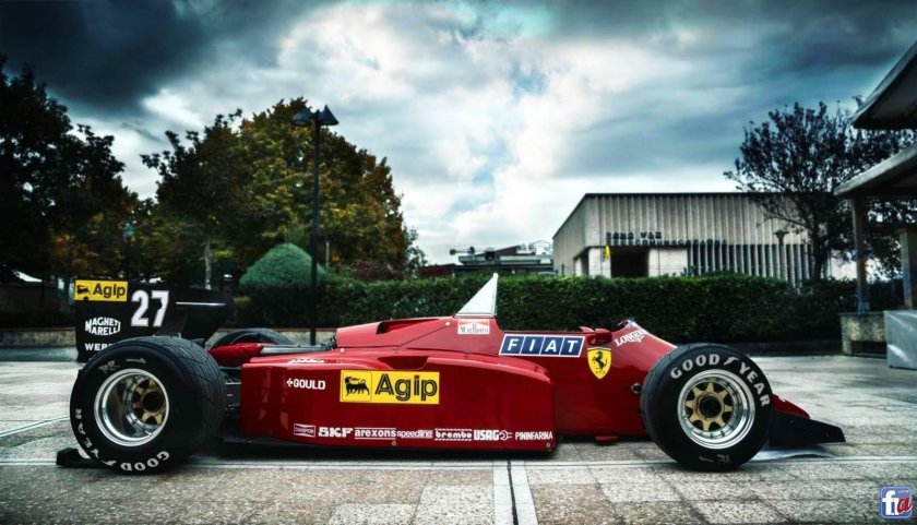 Ferrari 126c2 Test Villeneuve