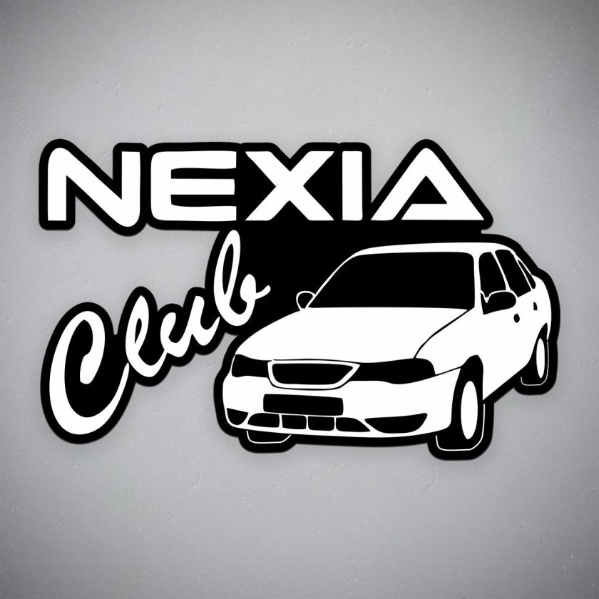 Наклейки на машину Нексия