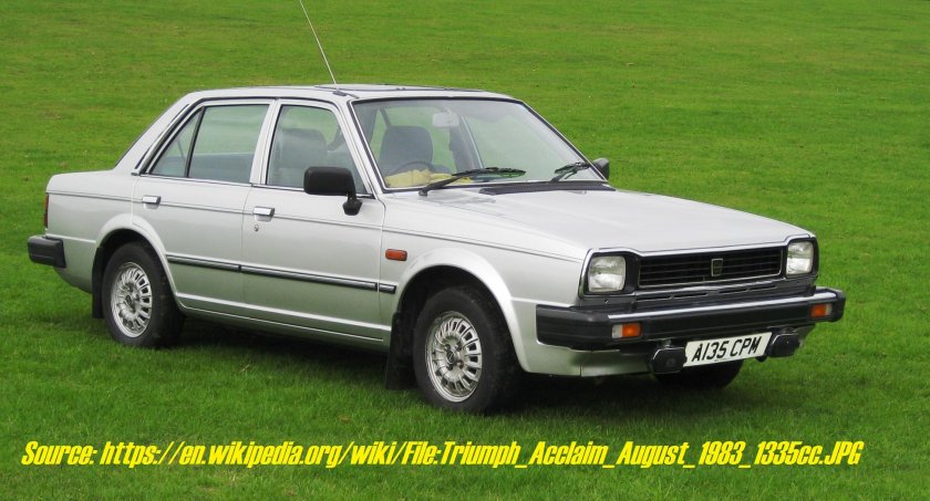 Triumph Acclaim 1981