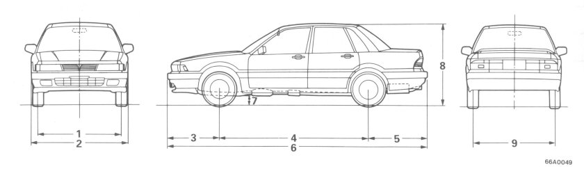Mitsubishi galant blueprint