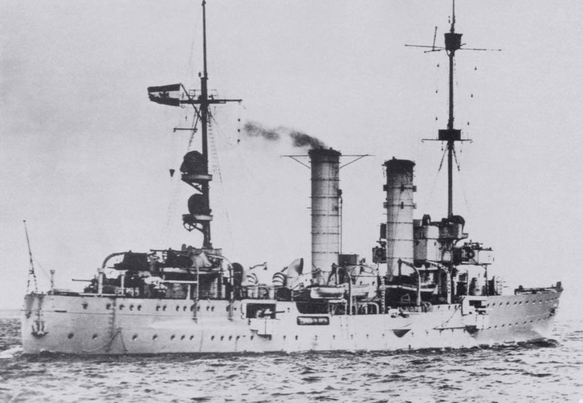 Легкий крейсер Карлсруэ 1914