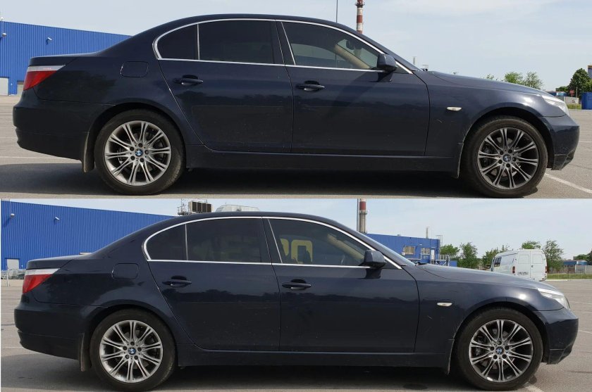 BMW e60 клиренс