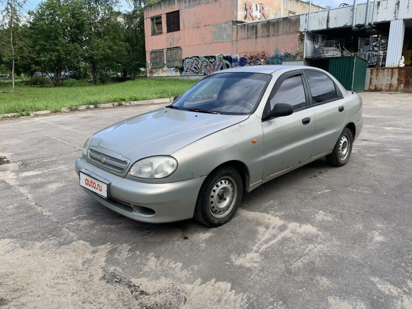 Шевроле ланос серебристый