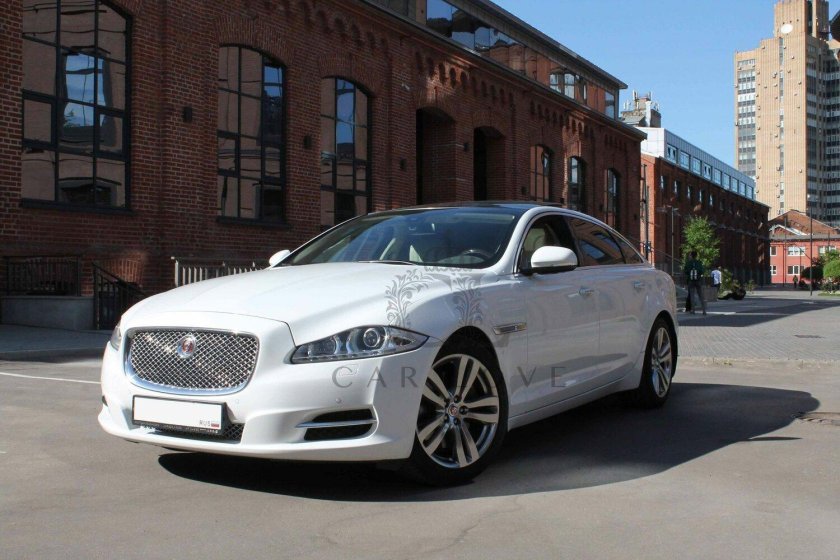 Jaguar xj 2012 белый