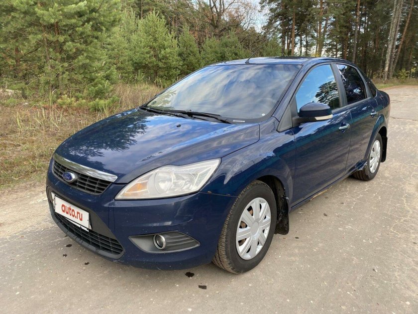 Ford focus 2 седан синий