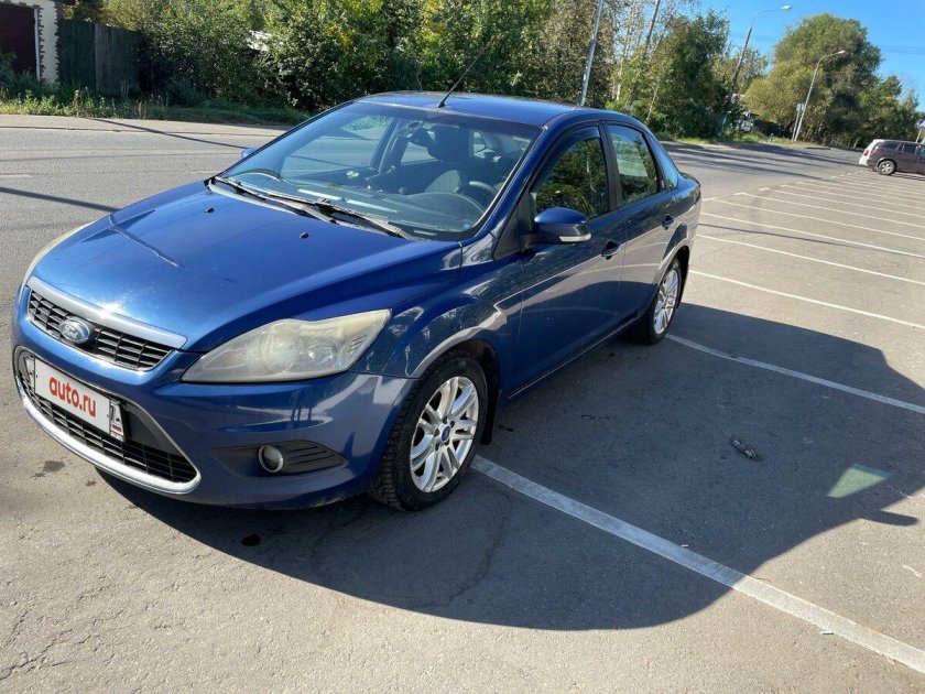 Ford focus 2 седан синий