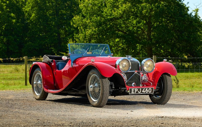 1937 jaguar ss100 2½ litre roadster