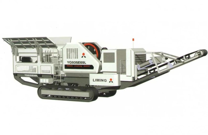 Мобильная щековая дробилка на гусеничном ходу