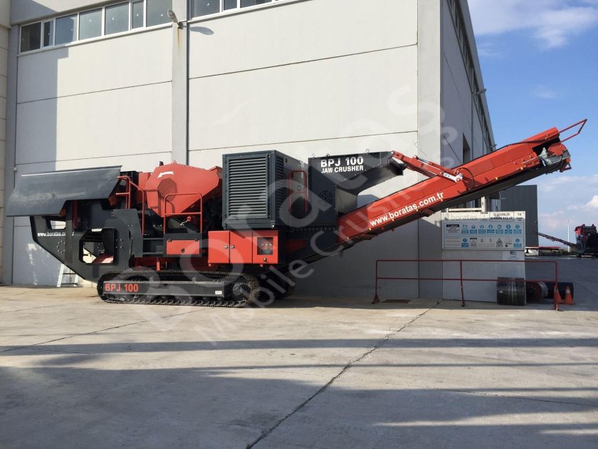 Mobile jaw crusher bpj120