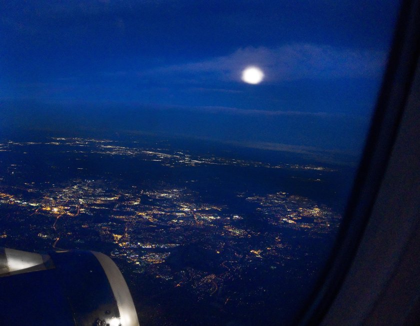 Вид из окна самолета