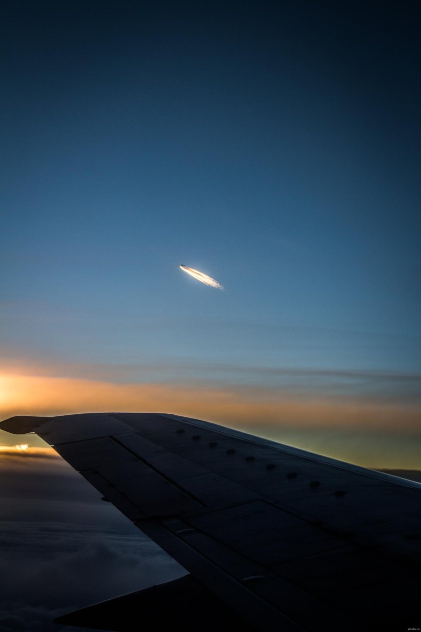 Небо из самолета