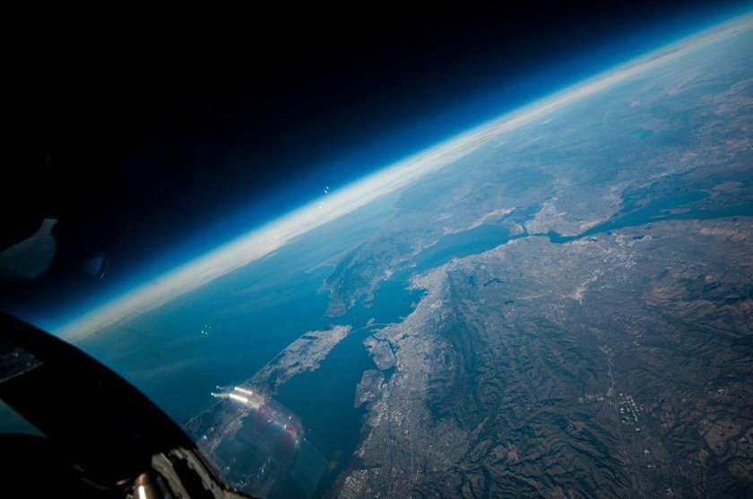 Вид земли из космоса