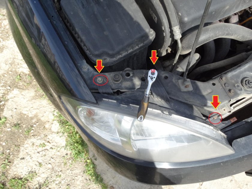 Болты фар Лачетти седан