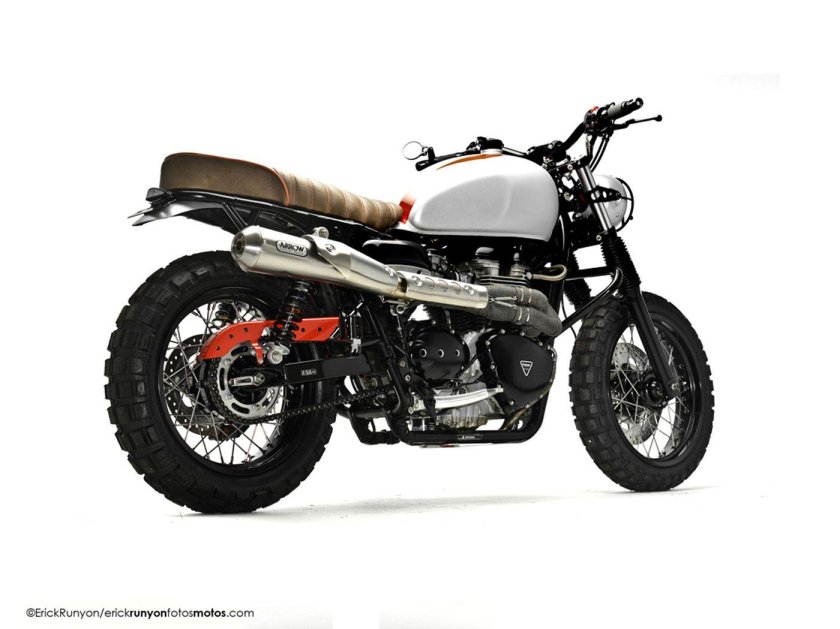 Triumph Bonneville t100 скремблер