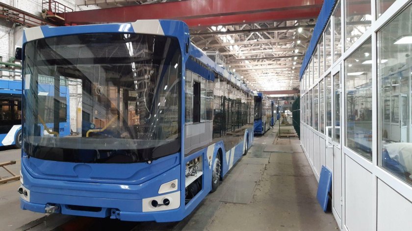Новый троллейбус Адмирал Тролза
