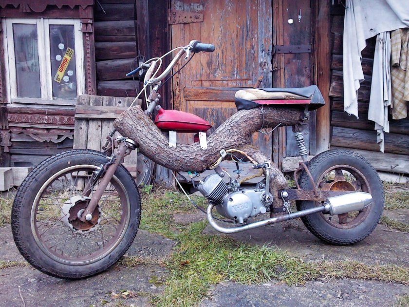 Самодельный мопед