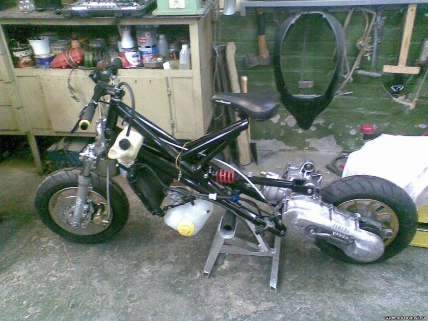 Мопед Альфа переделка 250