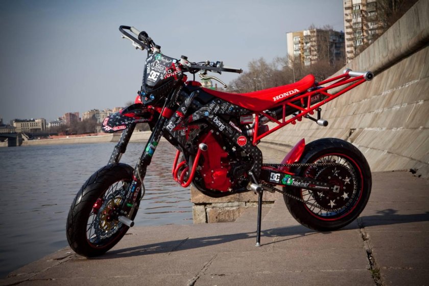 Кросс 450 стант мотард