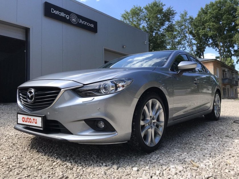 Мазда 6 gj серебристая