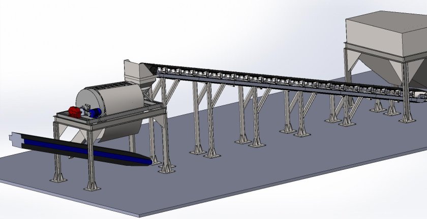 Формирователь потока ленточного конвейера