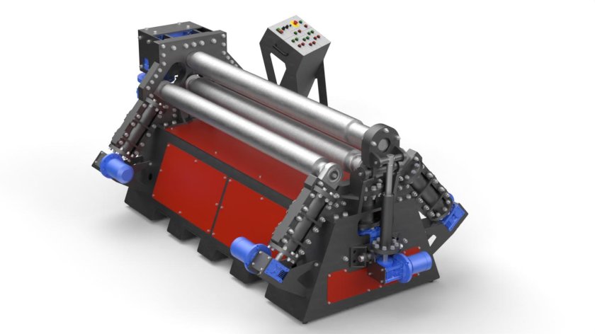 Вальцы трехвалковые электромеханические