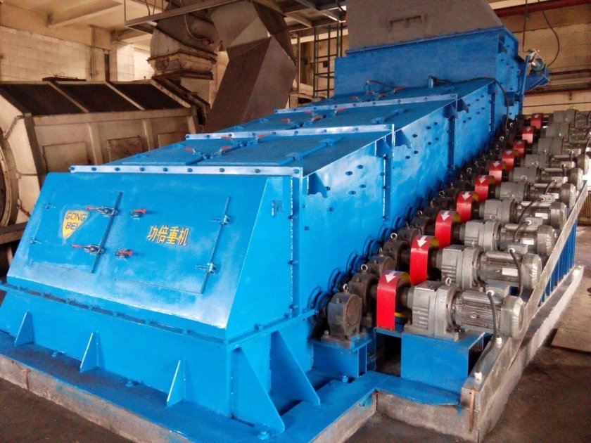 Грохот питатель валковый