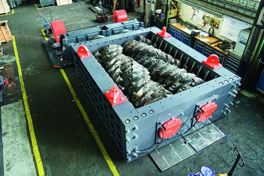 Дробилка шнекозубчатая ДШЗ 1000/320