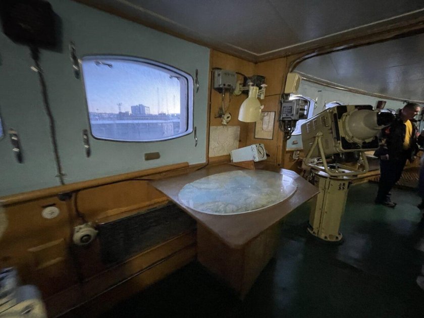 Капитанская рубка атомного ледокола