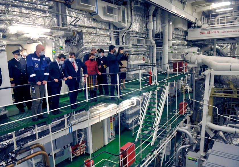 Машинное отделение ледокола Арктика