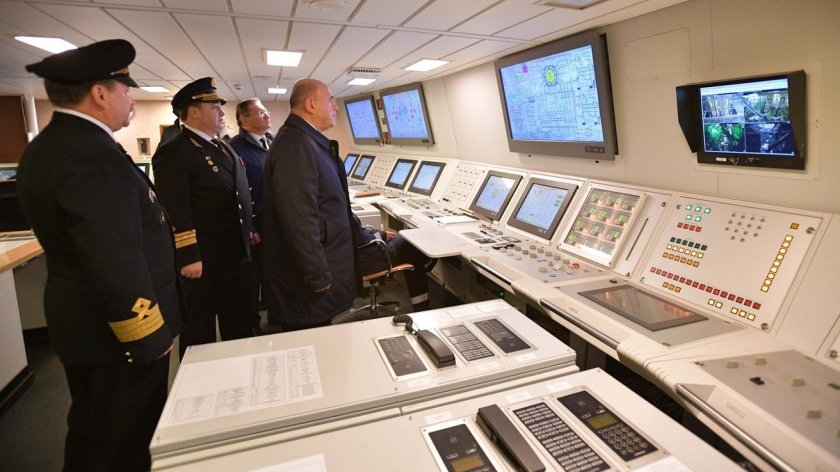 Машинное отделение атомного ледокола