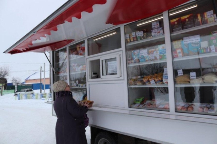 Автолавка в деревне