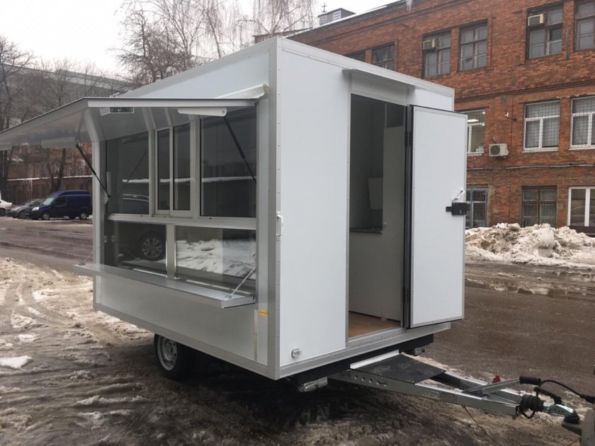 Прицеп торговый ларёк Тонар 8745