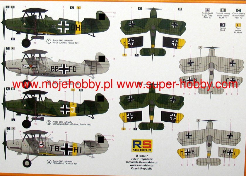 Арадо 196 самолет камуфляж