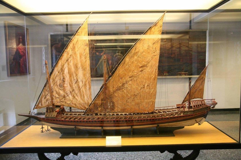 Галера корабль 17 века