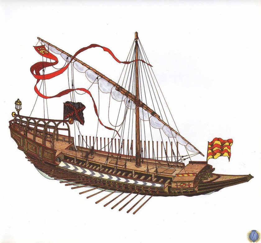 Испанская Галера 16 века
