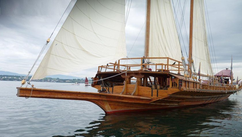 Галера военный корабль Петра 1