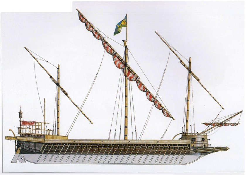 Венецианский галеас корабль