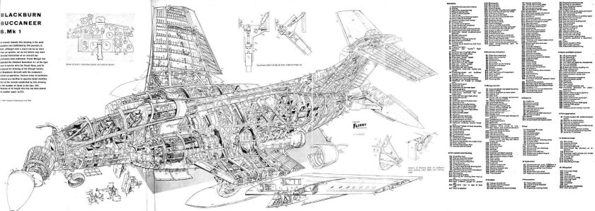 Блэкберн Буканир чертежи