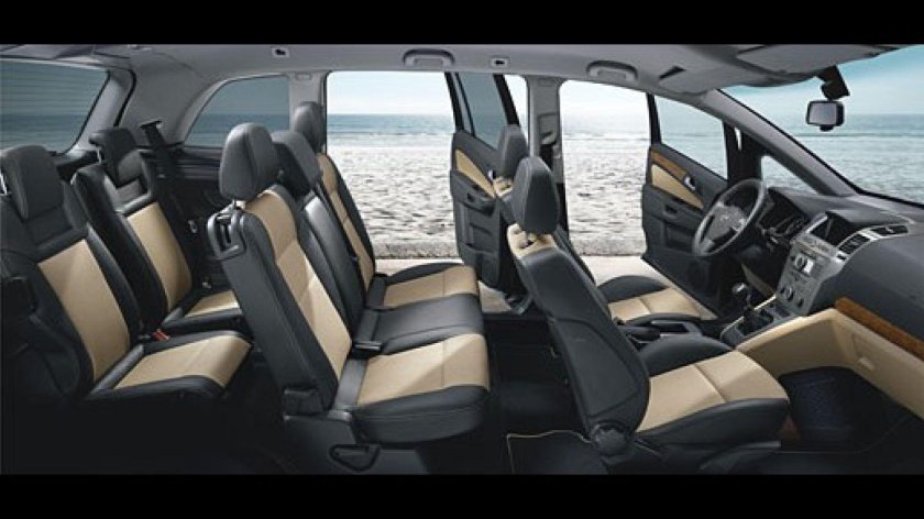 Opel zafira 2007 салон