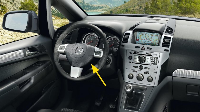 Opel Zafira 2007 салон