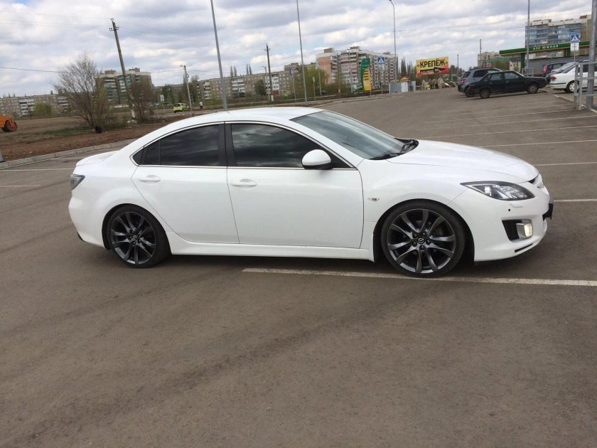 Mazda 6 GH белая r19