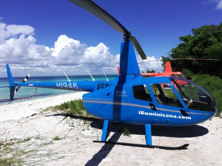 Пунта Кана с вертолета