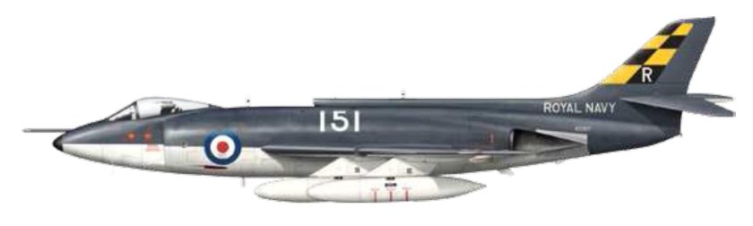 Первые реактивные палубные самолёты