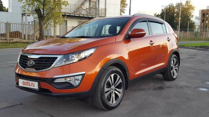Киа Спортейдж 2015 оранжевый
