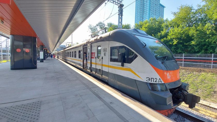 Щукинская станция электрички