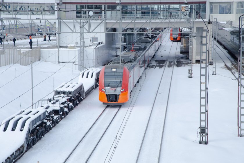 Новые поезда на зеленой ветке Москва